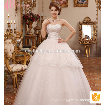 Taobao Off Shoulder White Satin Crystal Wedding Factory Dresses Under 100